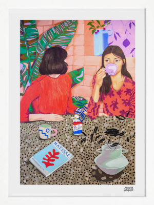 Azucena González #AG1 enmarcado en blanco